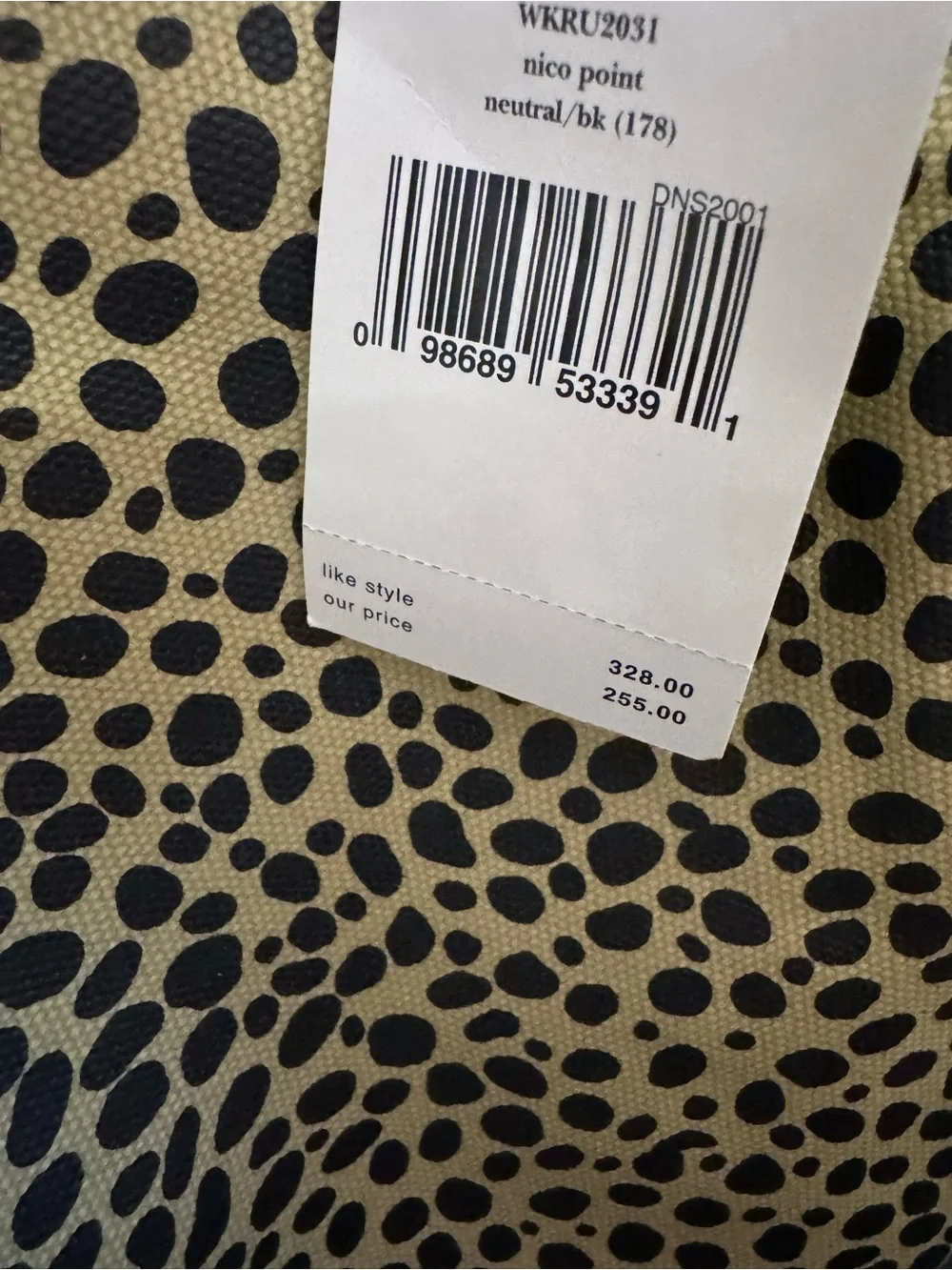 kate spade Beige and Black Spotted Shoulder Bag